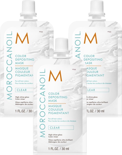 Moroccanoil Color Deposit Mask Clear 30 ml x 3