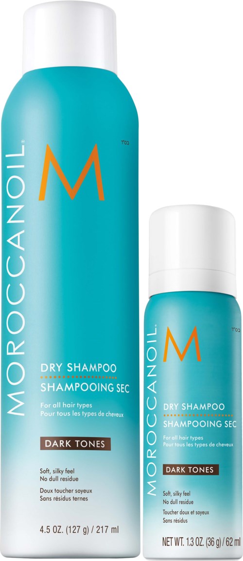 Moroccanoil Dry Shampoo Dark Tones 205 ml & Travel size 65 ml