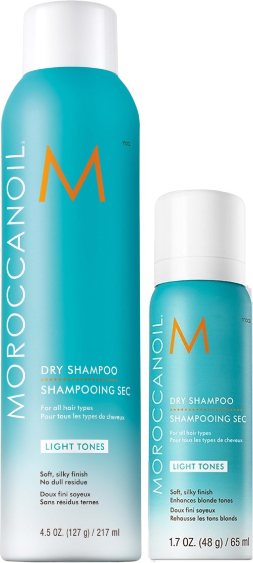 Moroccanoil Dry Shampoo Light Tones 205 ml & Travel size 65 ml