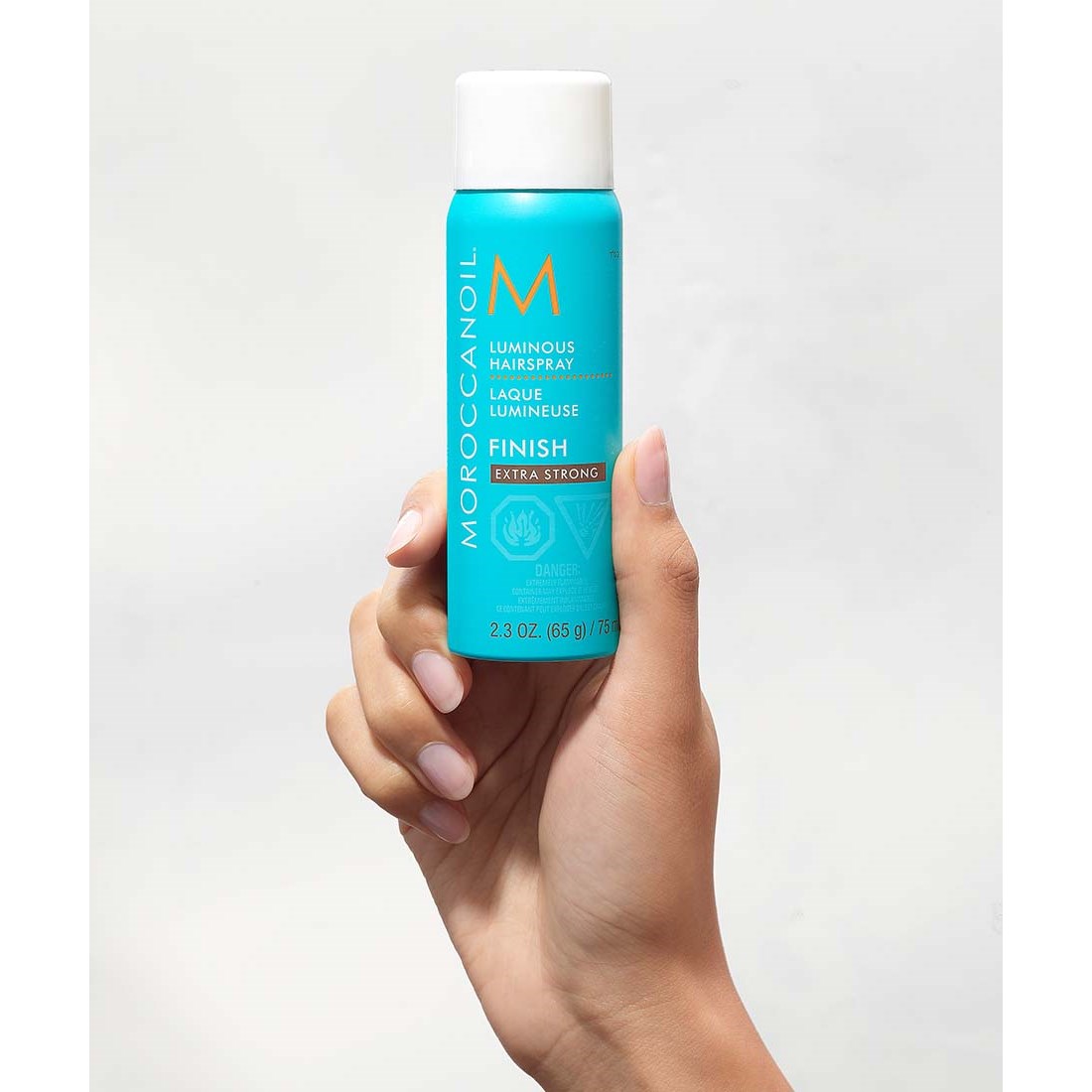 Alternativ bild 1 för Moroccanoil Luminous Hairspray Finish - Extra Strong 75 ml