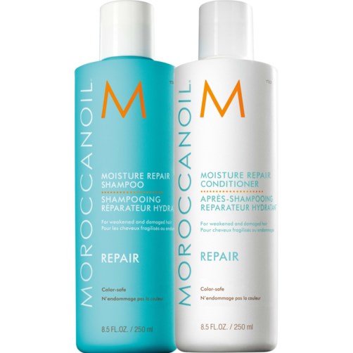 Läs mer om Moroccanoil Moisture Repair Shampoo + Conditioner