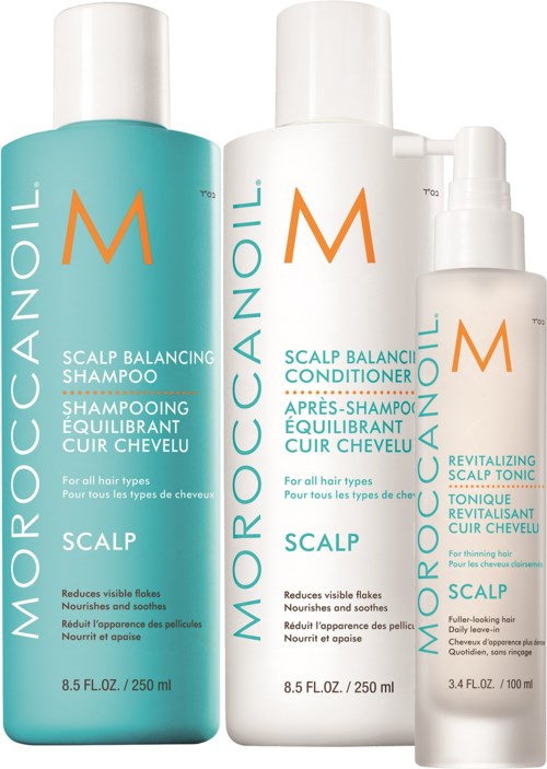 Moroccanoil Scalp Bundle Shampoo 250 ml & Conditoner 250 ml & Scalp Tonic 100 ml