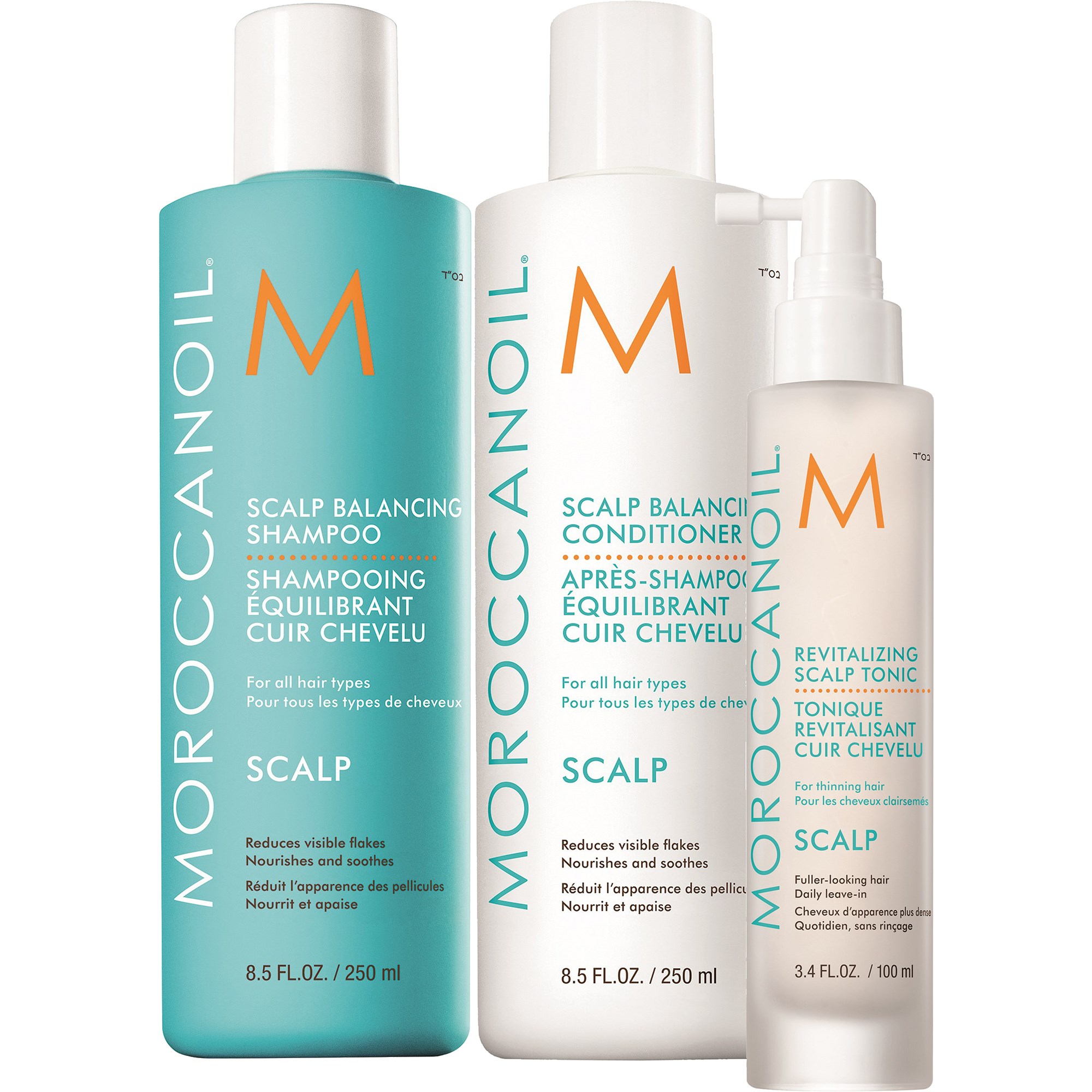 Moroccanoil Scalp Bundle Shampoo 250 ml & Conditoner 250 ml & Sca