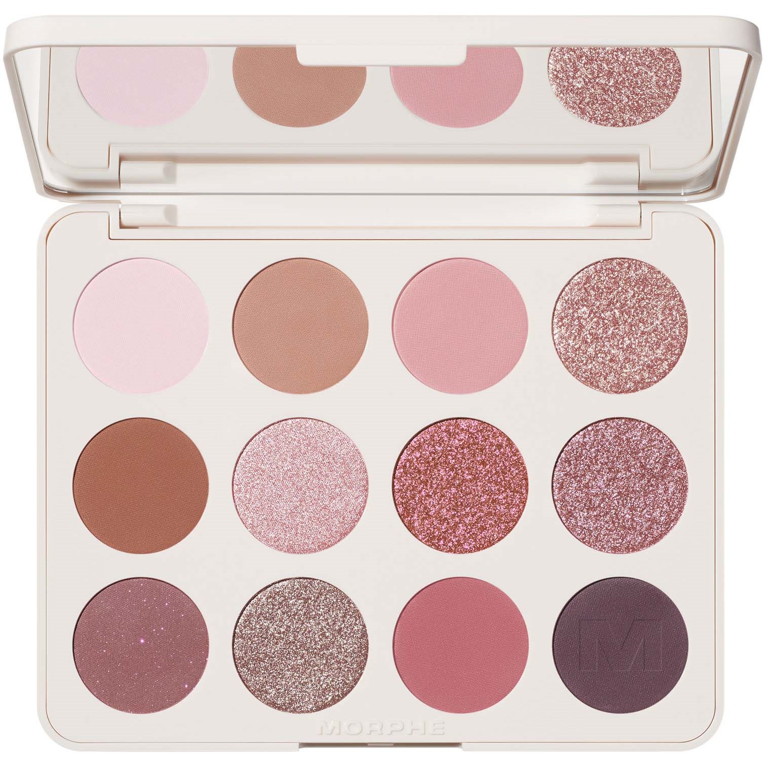 Morphe 12-Pan Eyeshadow Palette Rose Frequency Rose Frequency