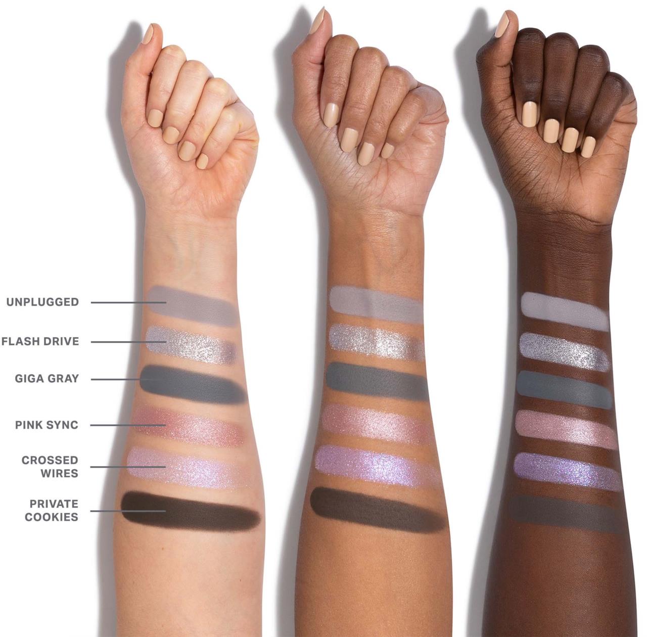 Morphe 6-Pan Eyeshadow Palette Cyber Chrome | lyko.com