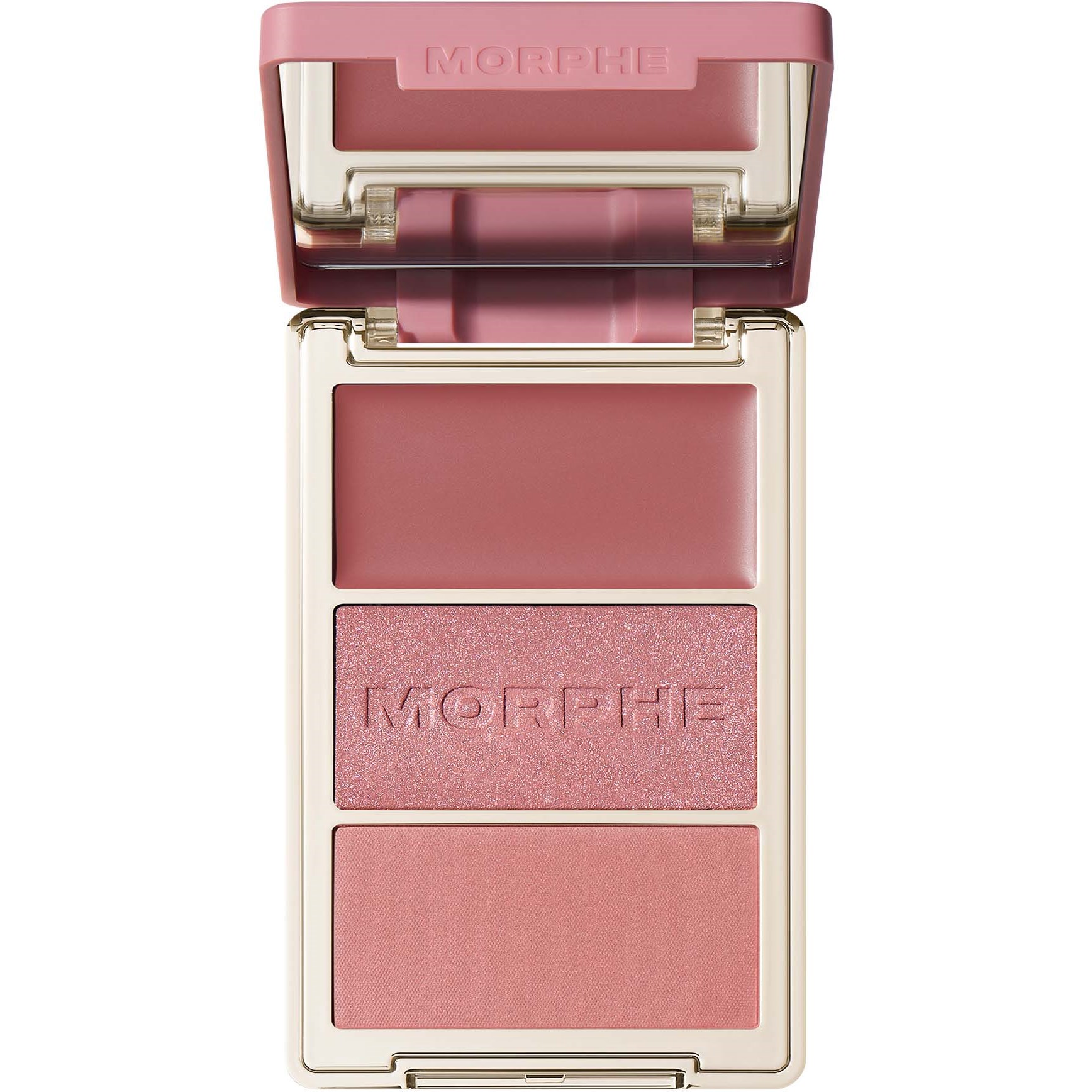Morphe Cheek Thrills Multi-Finish Face Trio Honeymoon Suite
