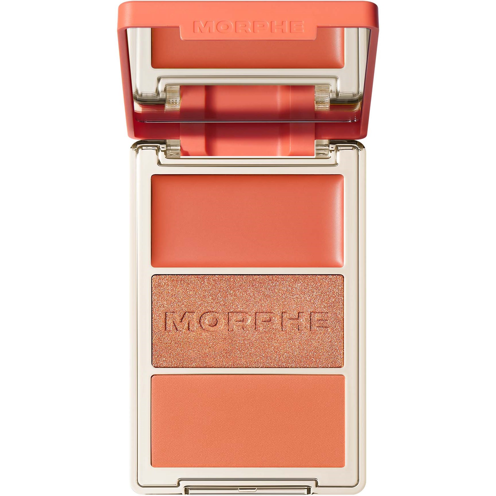 Morphe Cheek Thrills Multi-Finish Face Trio Poolside Spritz