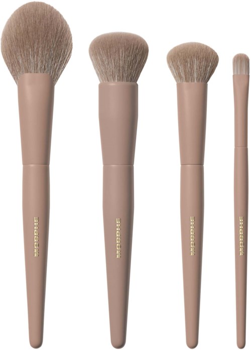 Morphe Iced Mocha 4-Piece Face Brush Set