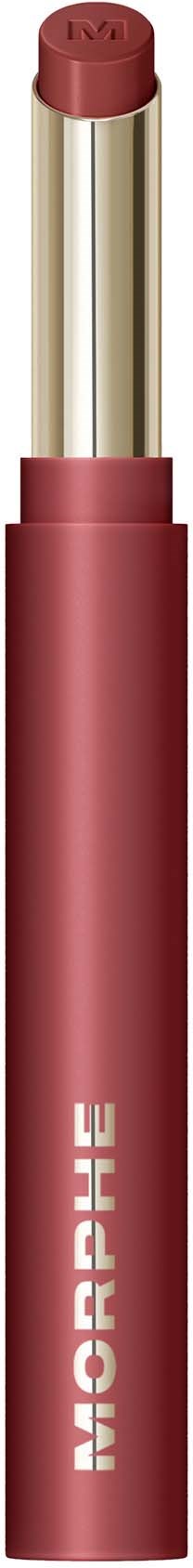 En läppstift med rosa-röd färg och tydlig märkning på kroppen.