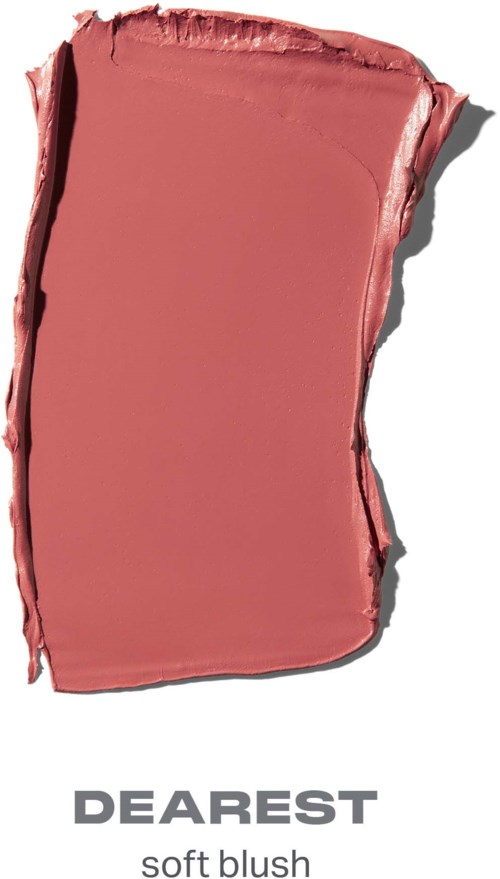 En mjuk rosa blush-smet med krullande kanter och skugga, märkt Dearest.