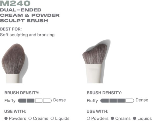 Morphe M240 Dual-Ended Cream & Powder Sculpt Brush