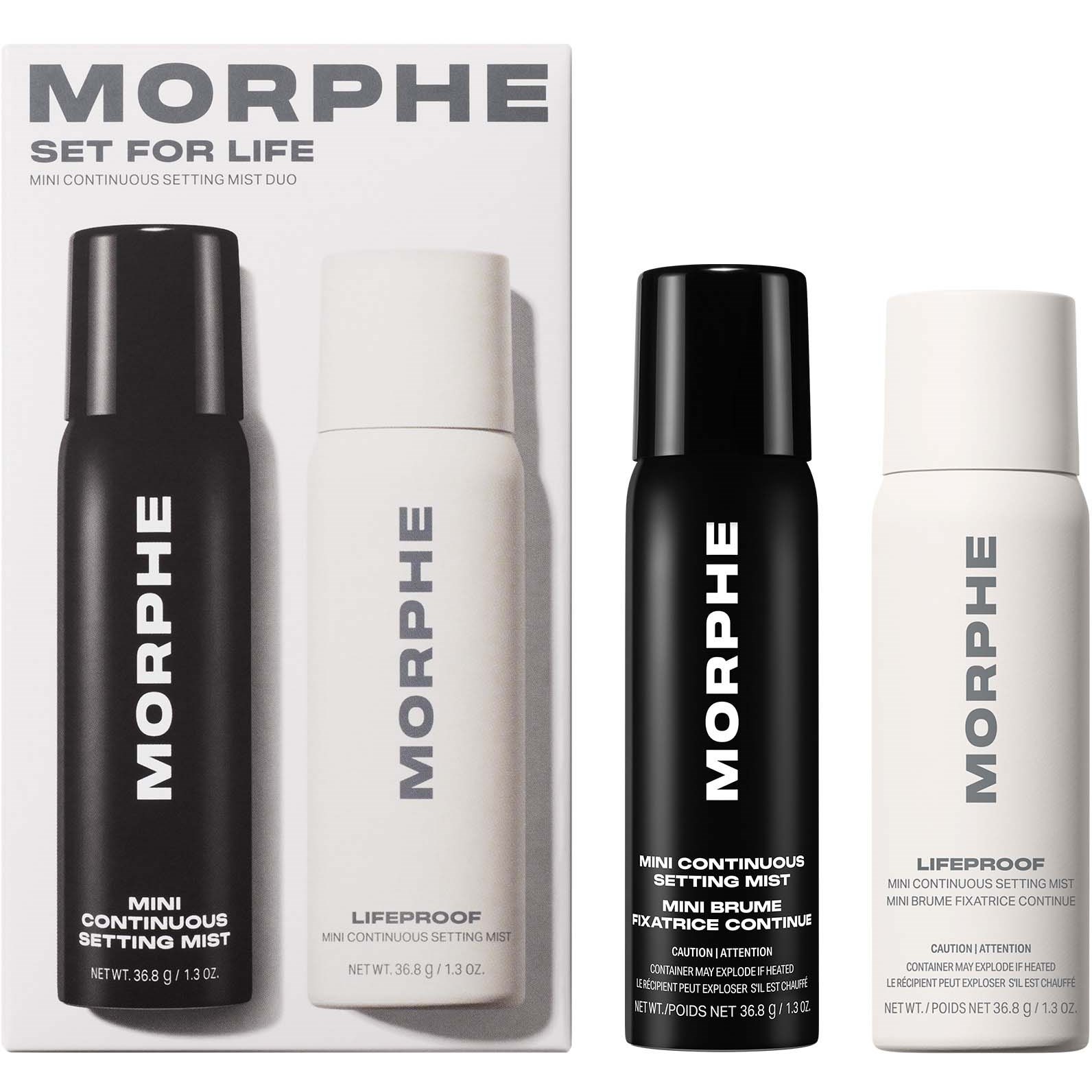 Morphe Set For Life Mini Continuous Setting Mist Duo