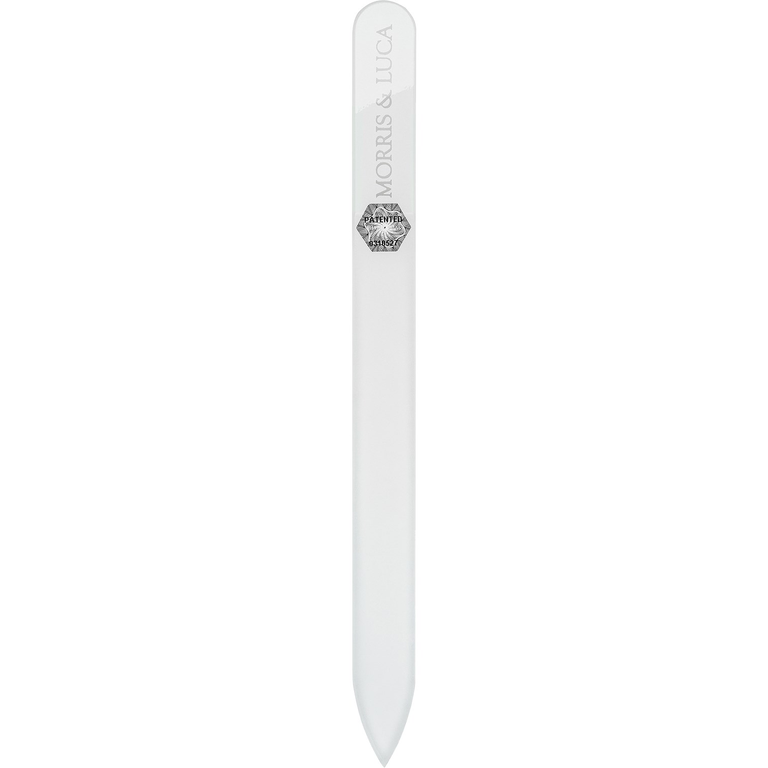 Morris & Luca Crystal Glass File White #71