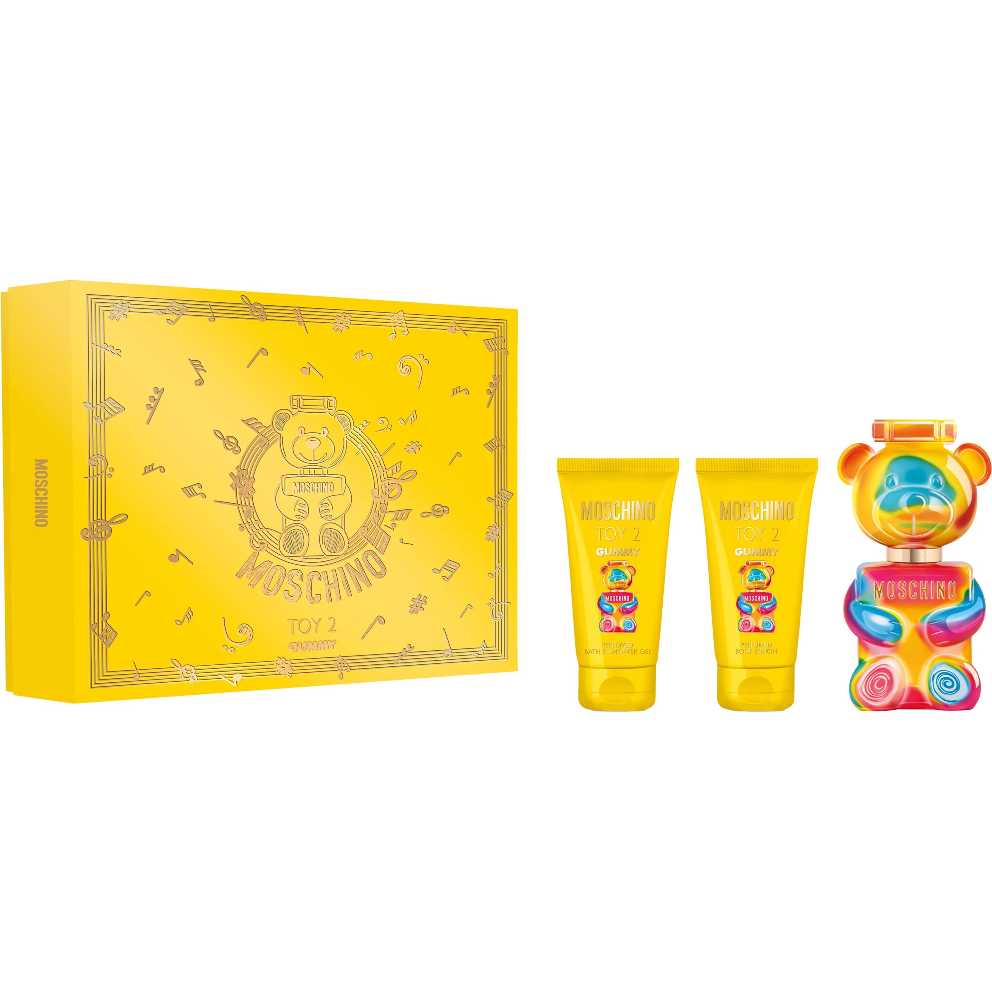 Moschino Gift Set Gummy EdP 50 ml + Shower Gel 50 ml + After Shave Balm 50 ml