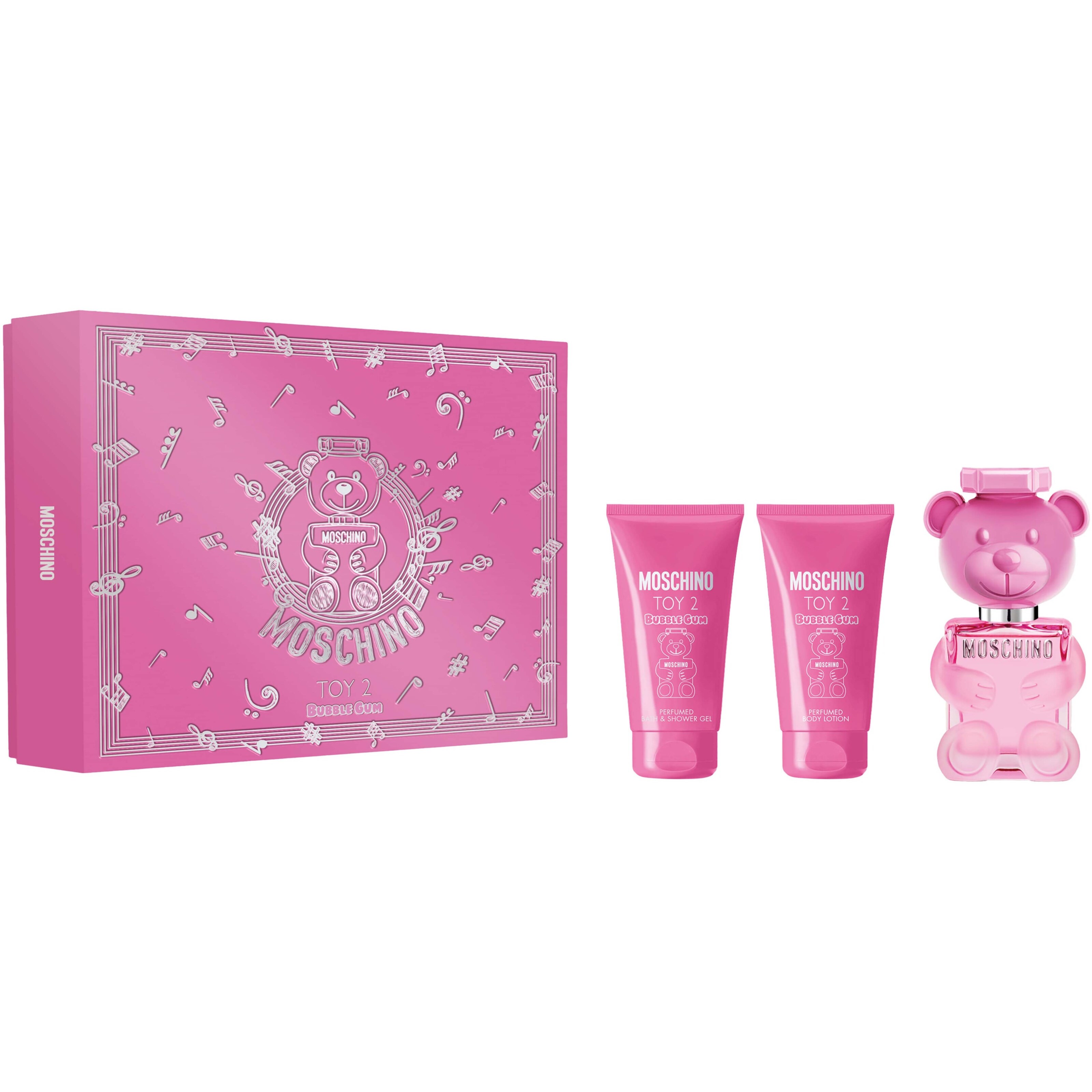 Moschino Gift Set Toy2 Bubble Gum EdT 50 ml + Shower Gell+ Body Lotion 50 ml