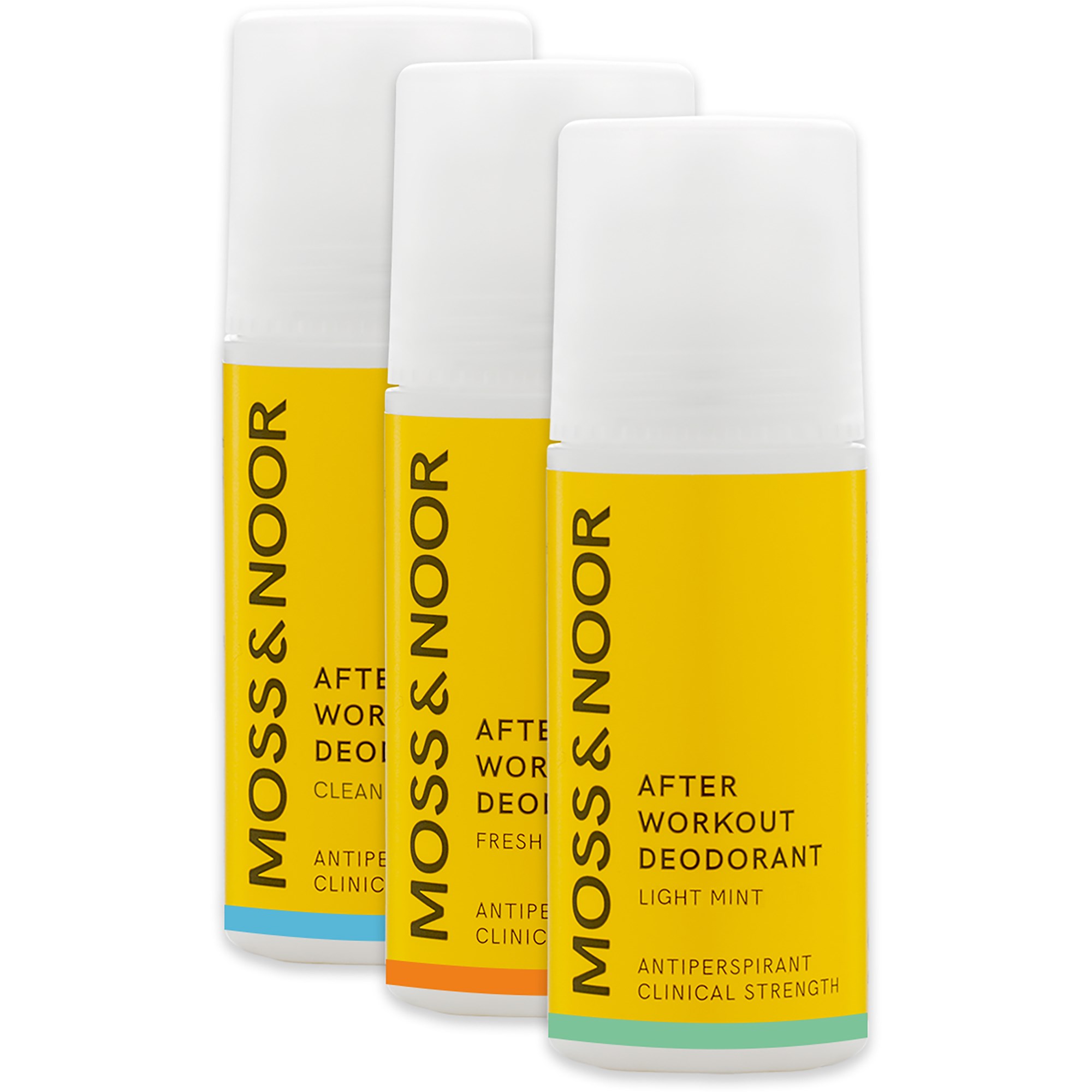 Läs mer om Moss & Noor After Workout Deodorant Mixed 3-pack