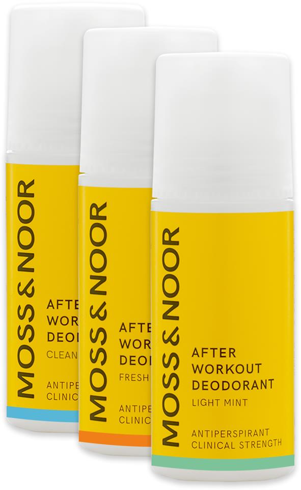 Moss & Noor After Workout Deodorant Mixed 3 pack