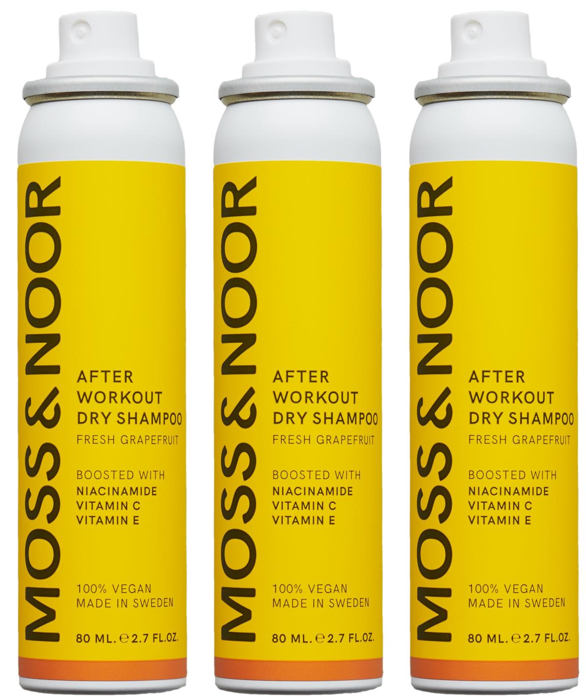 Moss & Noor After Workout Dry Shampoo 3pack