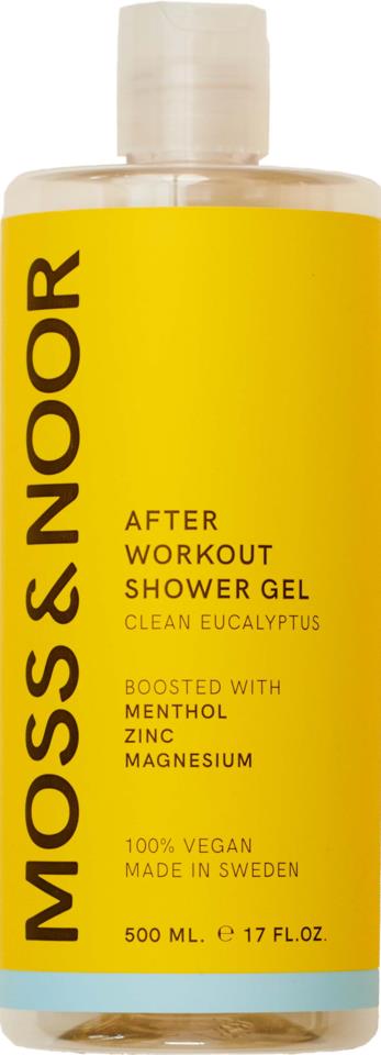 Moss & Noor After Workout Shower Gel Clean Eucalyptus 500 ml