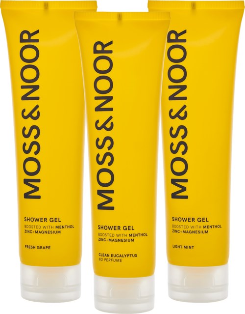 Moss & Noor After Workout Shower Gel Mixed 3pack