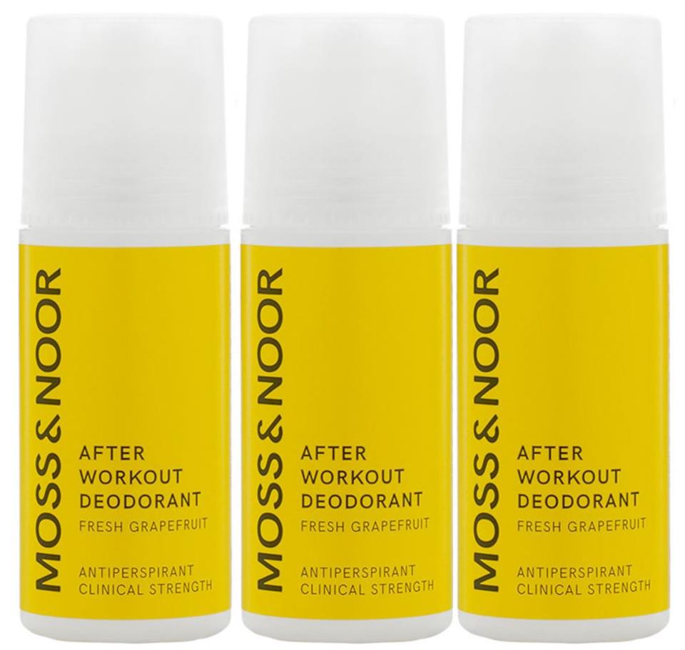 Moss & Noor Deodorant Fresh Grapefruit 3 pack