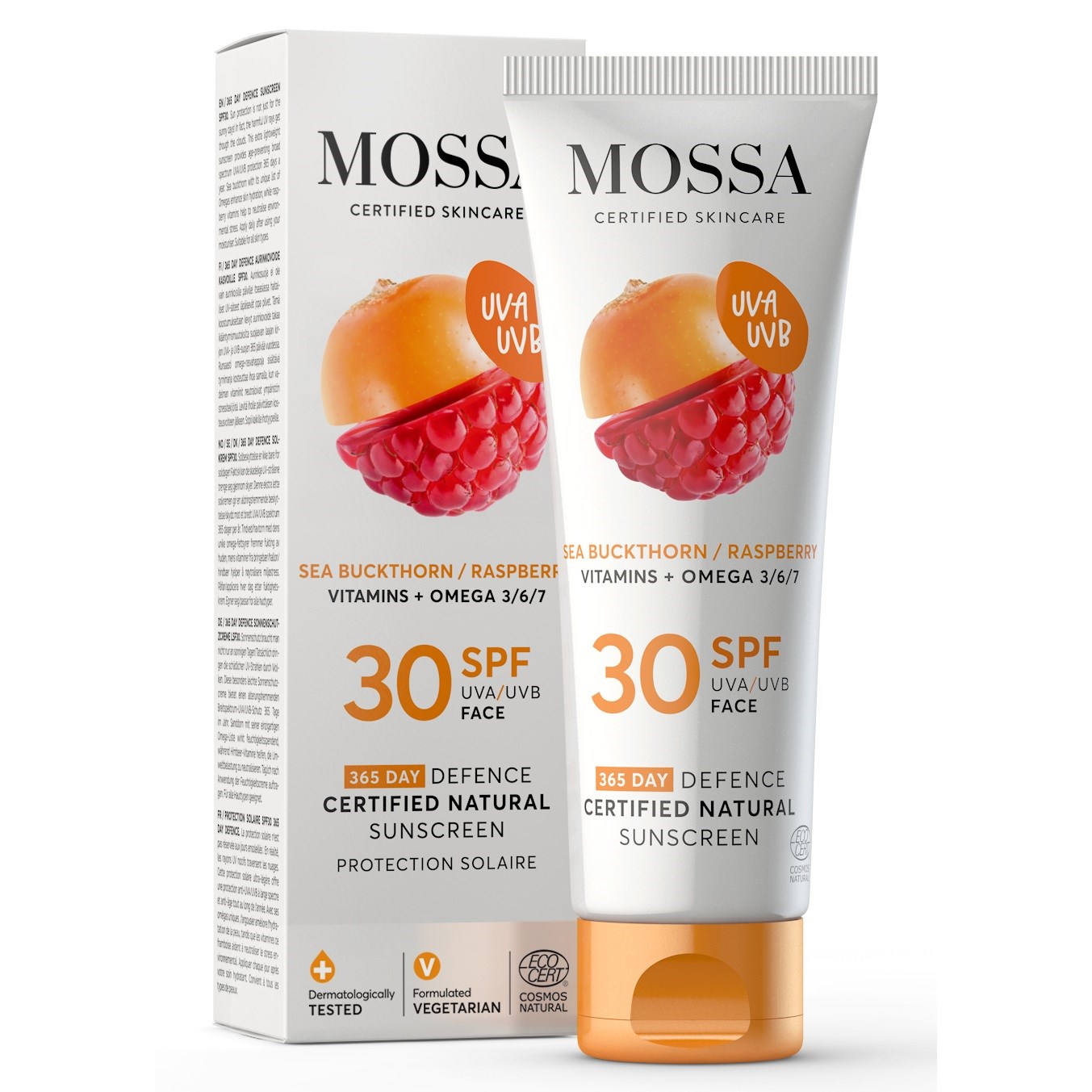 Mossa 365 Days Defence Certified Natural sunscreen 50 ml billede