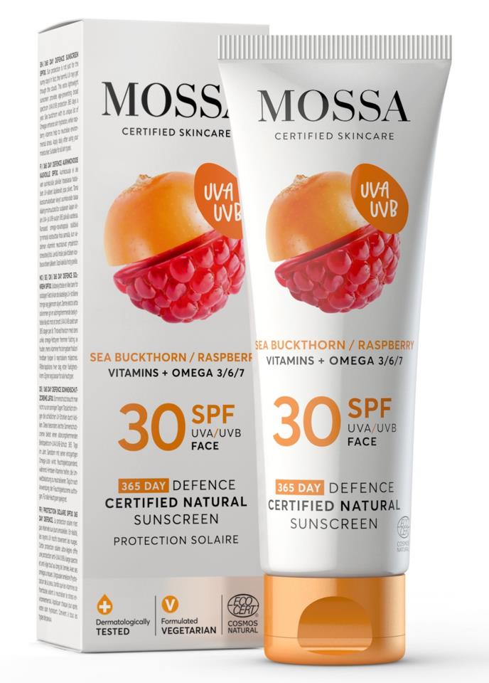 Mossa 365 Days Defence Certified Natural sunscreen 50ml