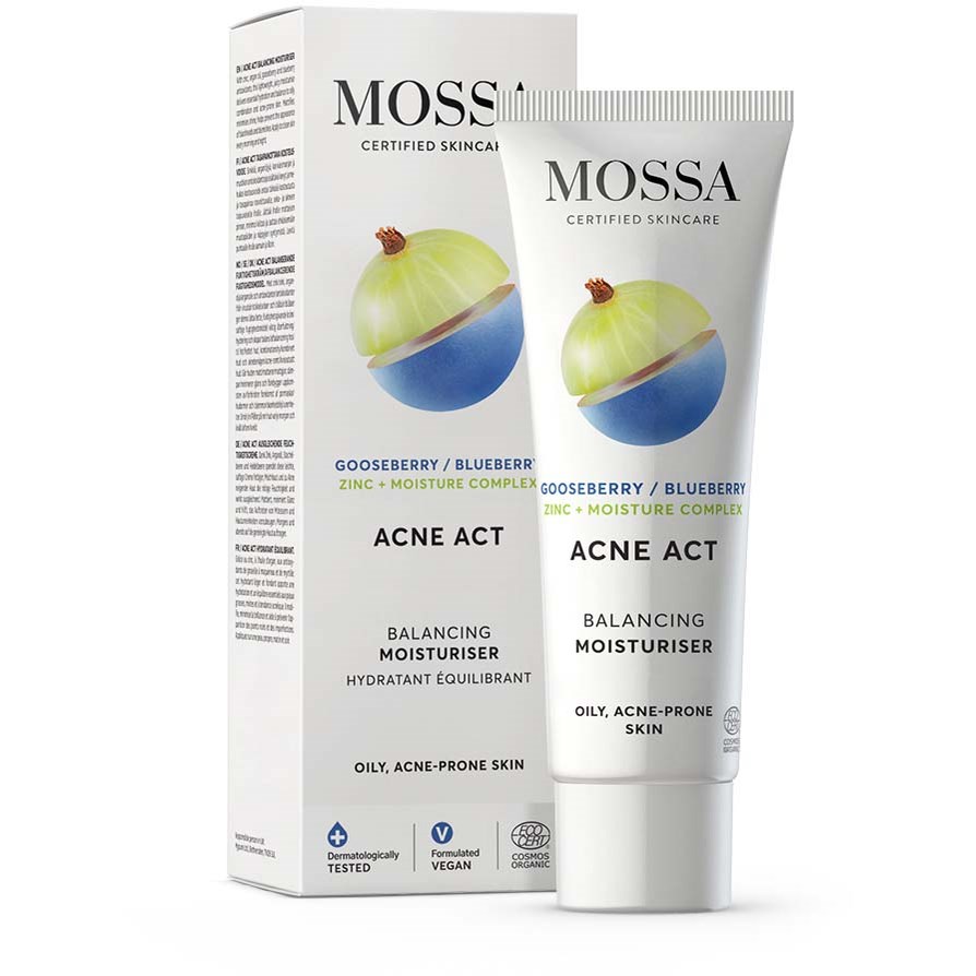 Mossa Acne Act Balancing Mousturiser 50 ml billede