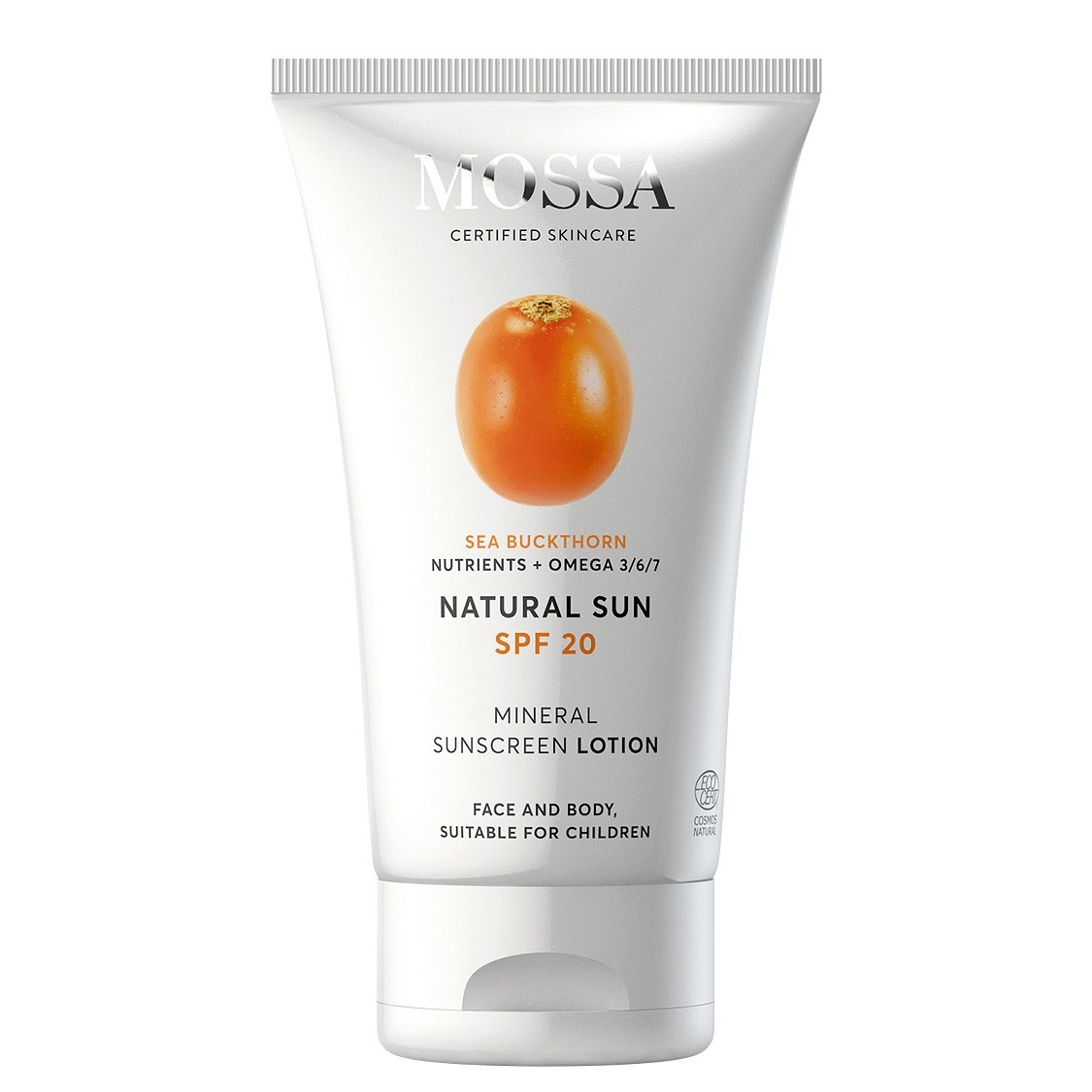 Mossa Natural Sun SPF 20 Mineral Sunscreen Lotion 100 ml