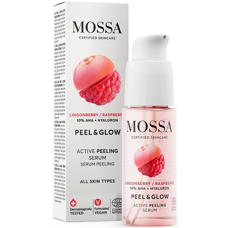 Mossa Peel & Glow Active Peeling Serum 30 ml billede