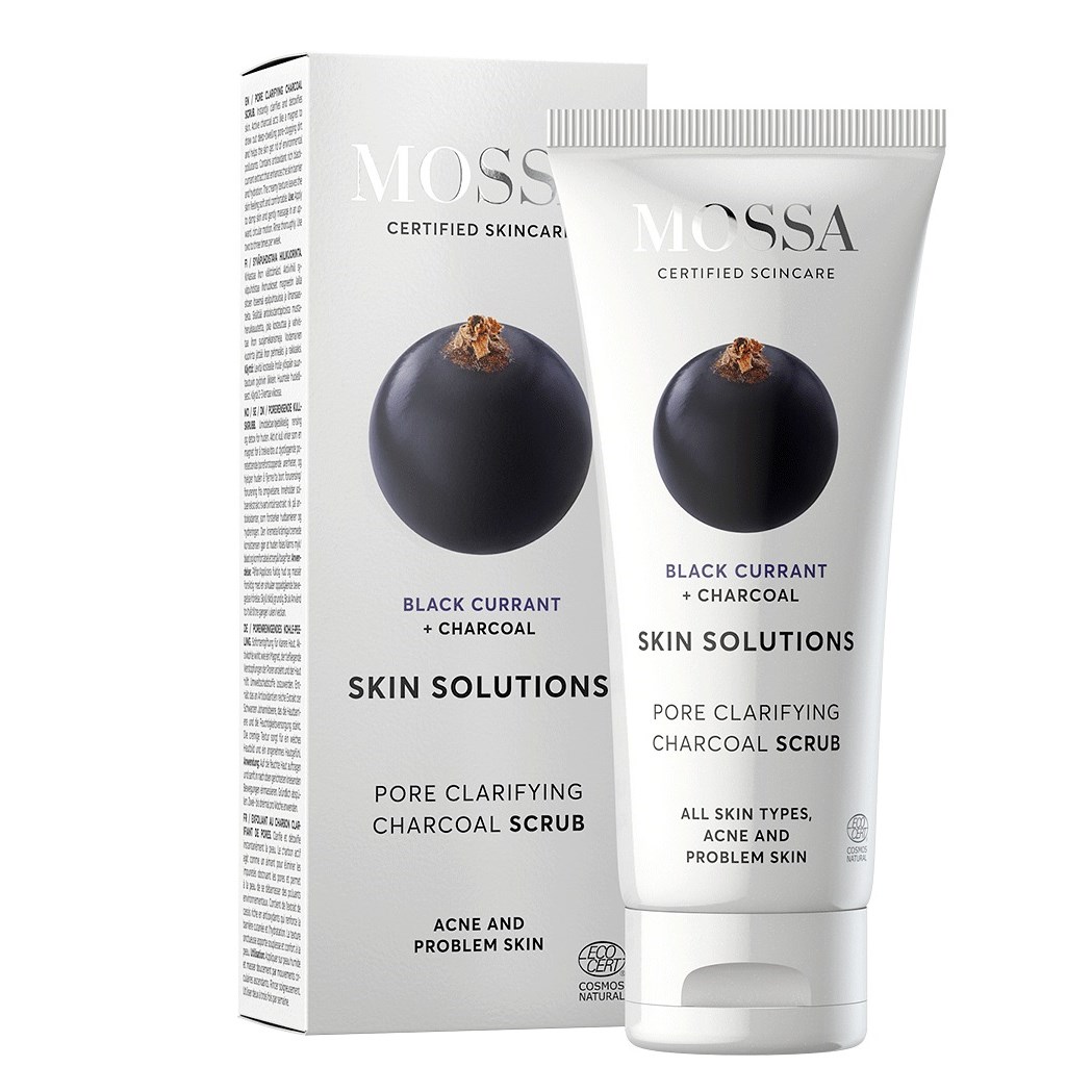 Läs mer om Mossa Skin Solutions Charcoal scrub 60 ml