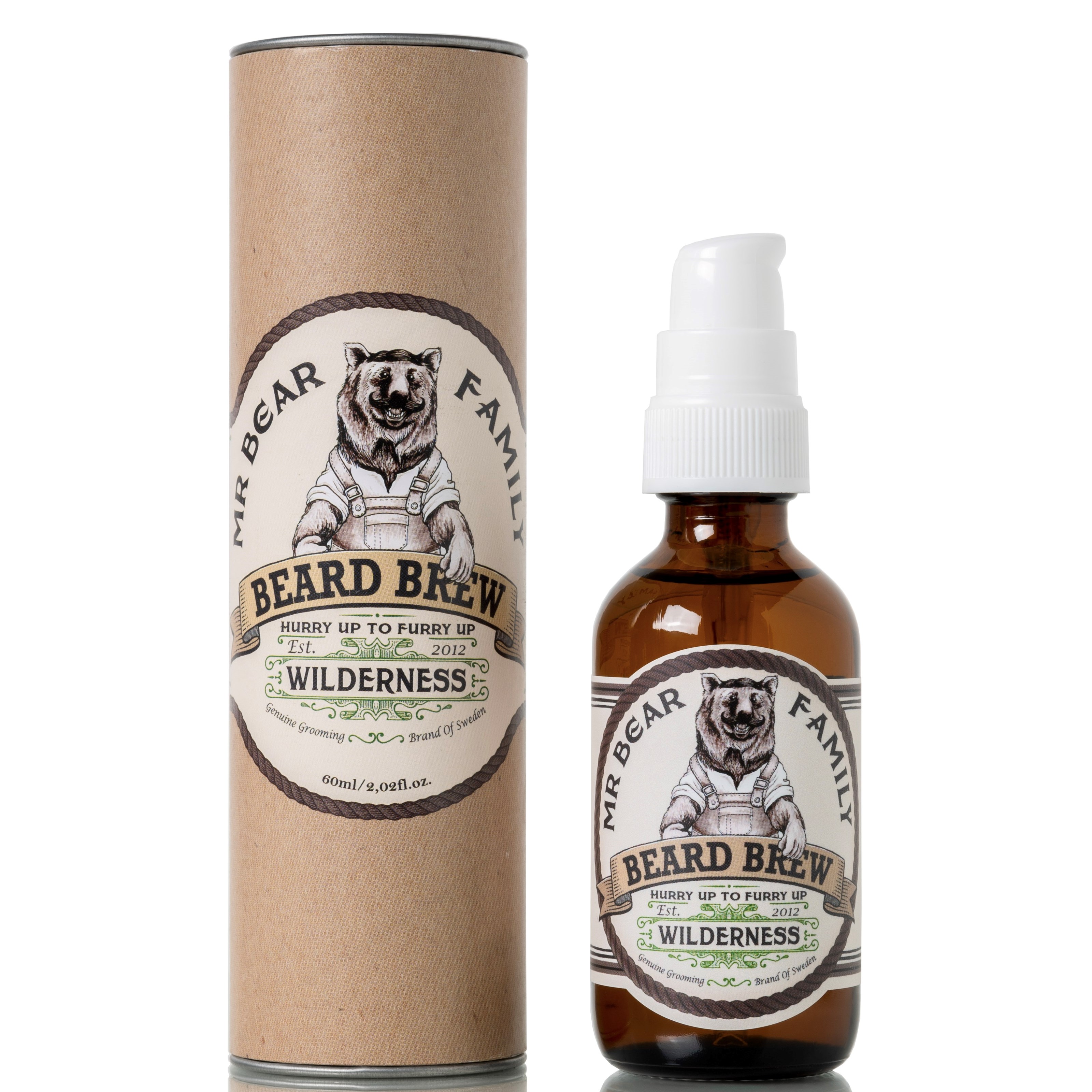 Mr Bear Family Beard Brew Wilderness 60 ml billede