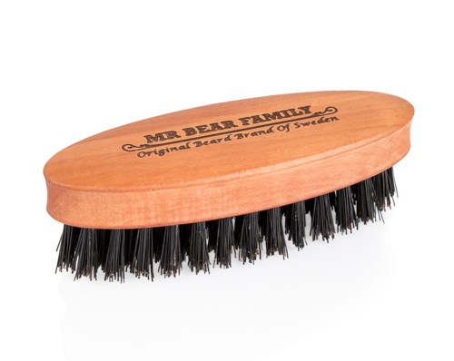 Mr Bear Family Beard Brush Travel Size