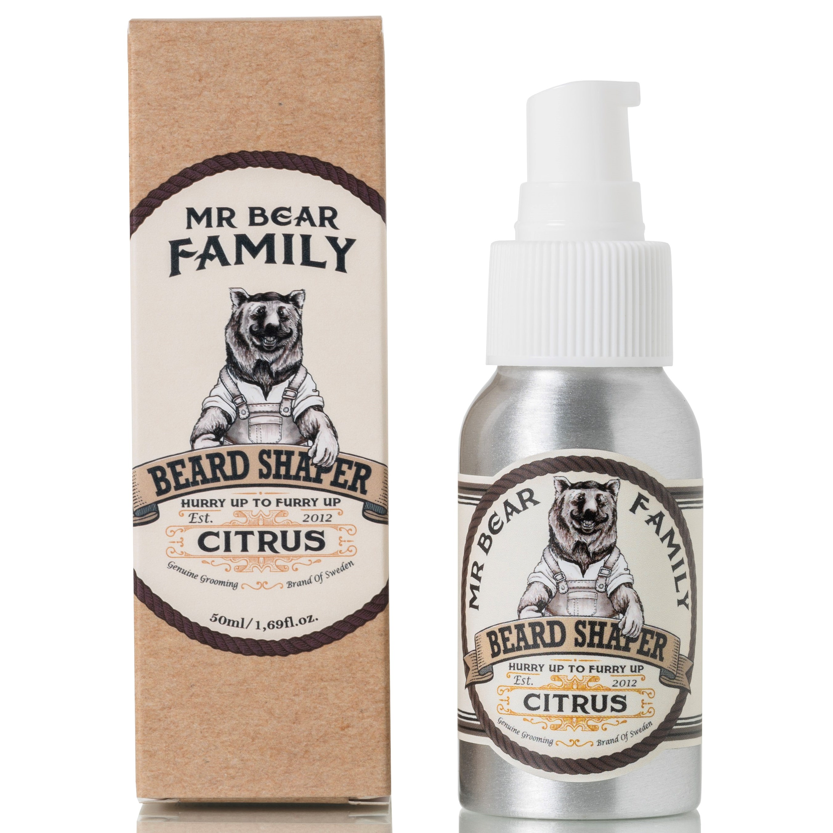 Läs mer om Mr Bear Family Beard Shaper Citrus 50 ml
