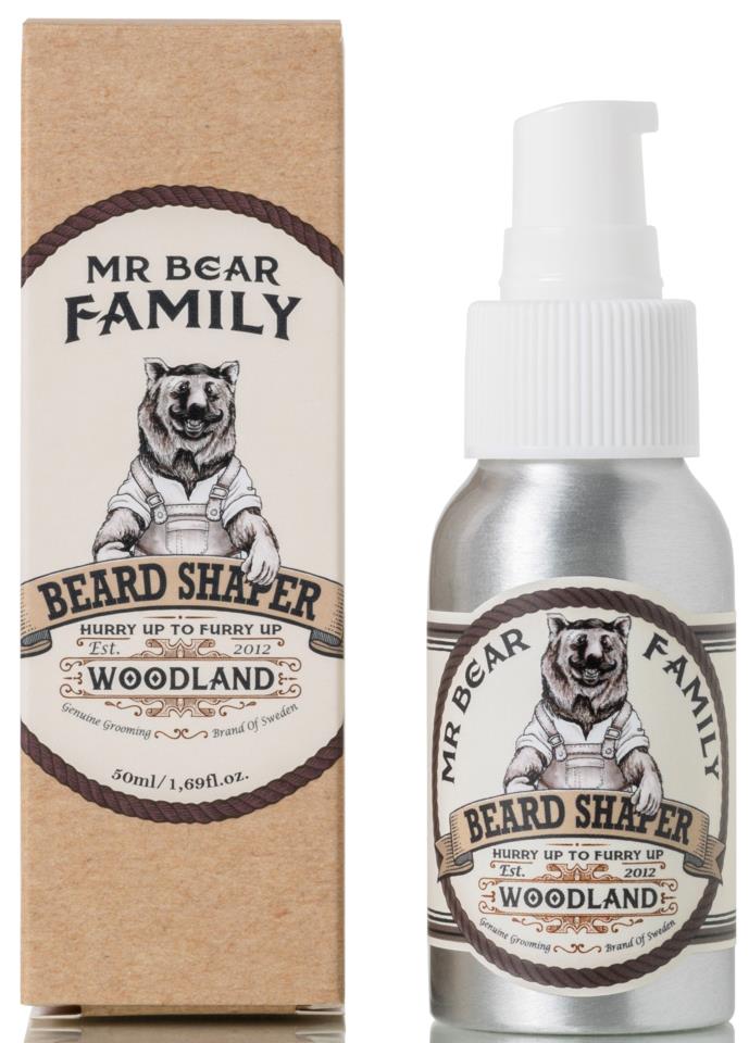 Mr Bear Family Beard Shaper Woodland