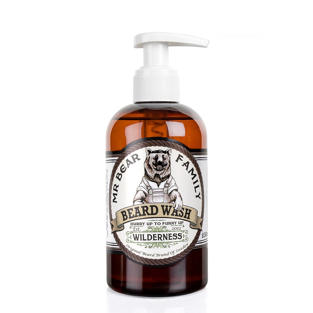 Mr Bear Family Beard Wash Wilderness 250 ml billede