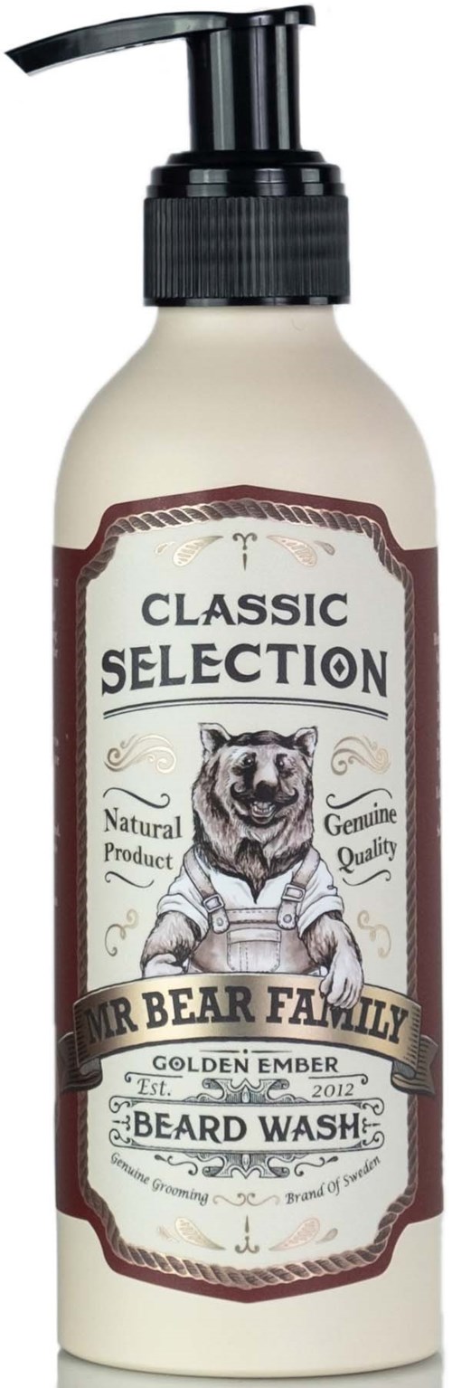 Mr Bear Family Golden Ember Beard Wash 200 ml