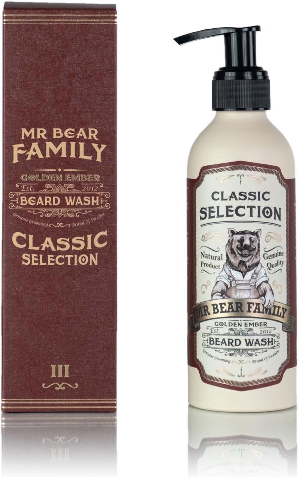 Mr Bear Family Golden Ember Beard Wash 200 ml