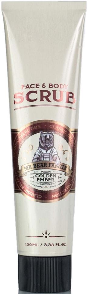 Mr Bear Family Golden Ember Face & Body Scrub 100 ml