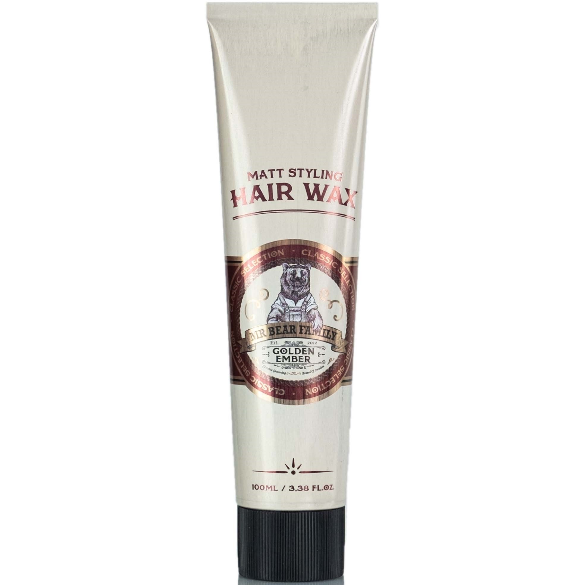 Mr Bear Family Golden Ember Hair Wax 100 ml billede