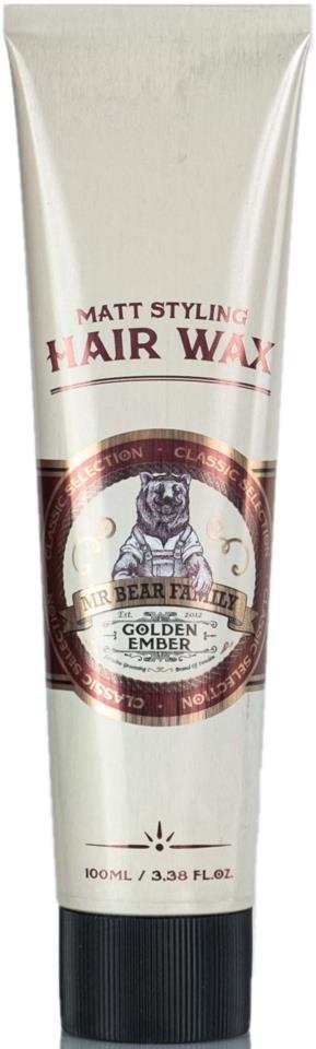 Mr Bear Family Golden Ember Hair Wax 100 ml