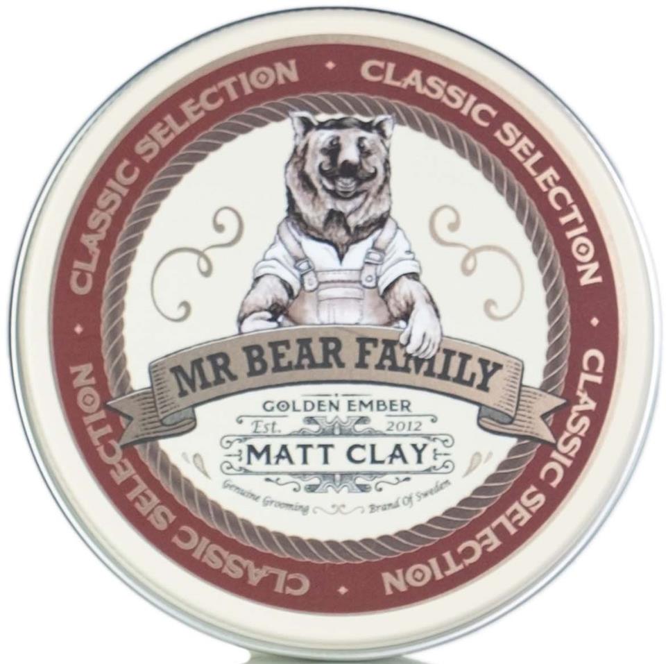 Mr Bear Family Golden Ember Pomade Matt Clay 100 ml
