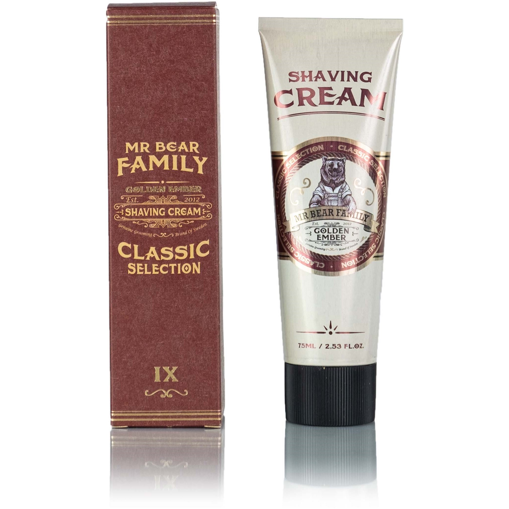 Alternativ bild 1 för Mr Bear Family Golden Ember Shaving Cream 75 ml