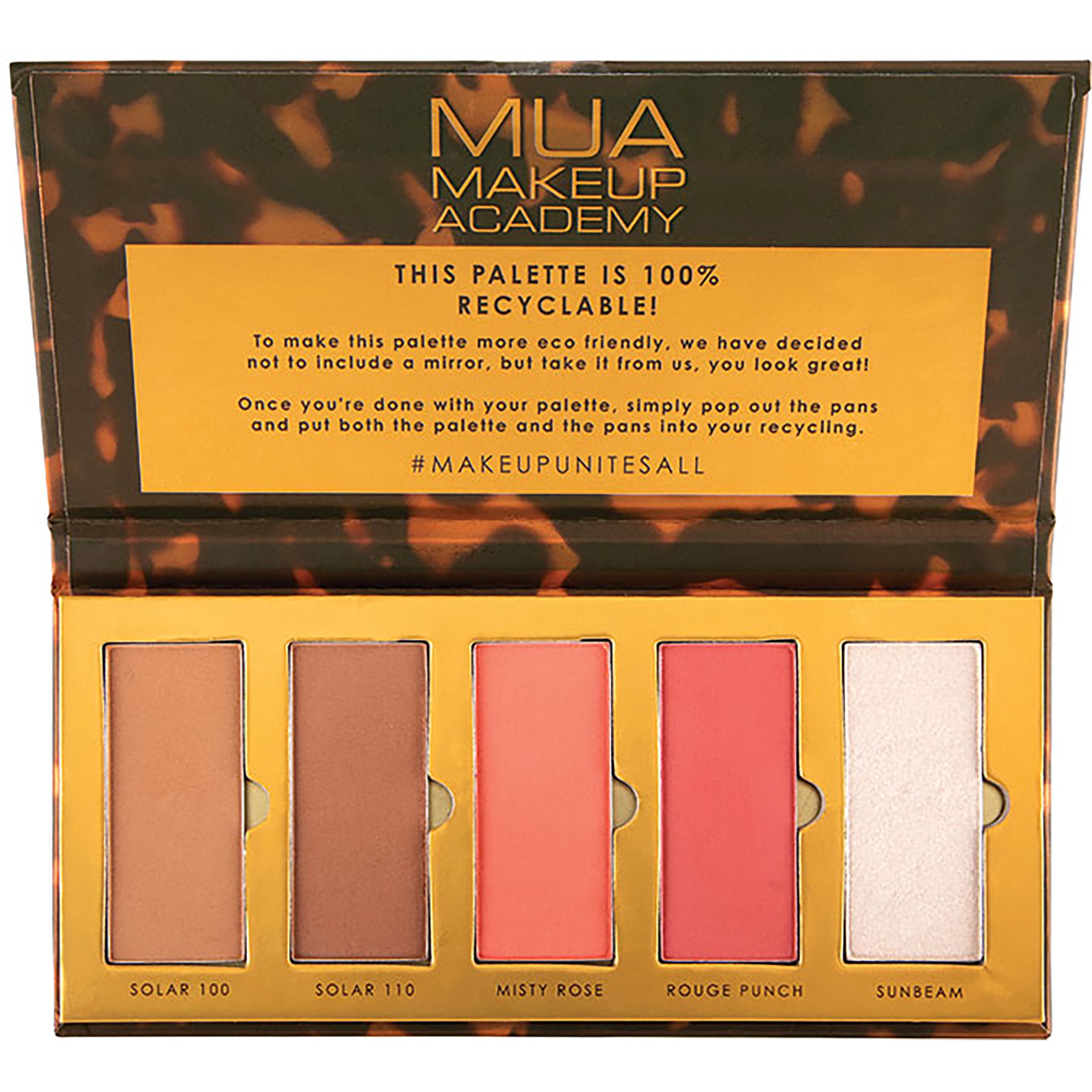 MUA Makeup Academy Face Palette Golden Hour