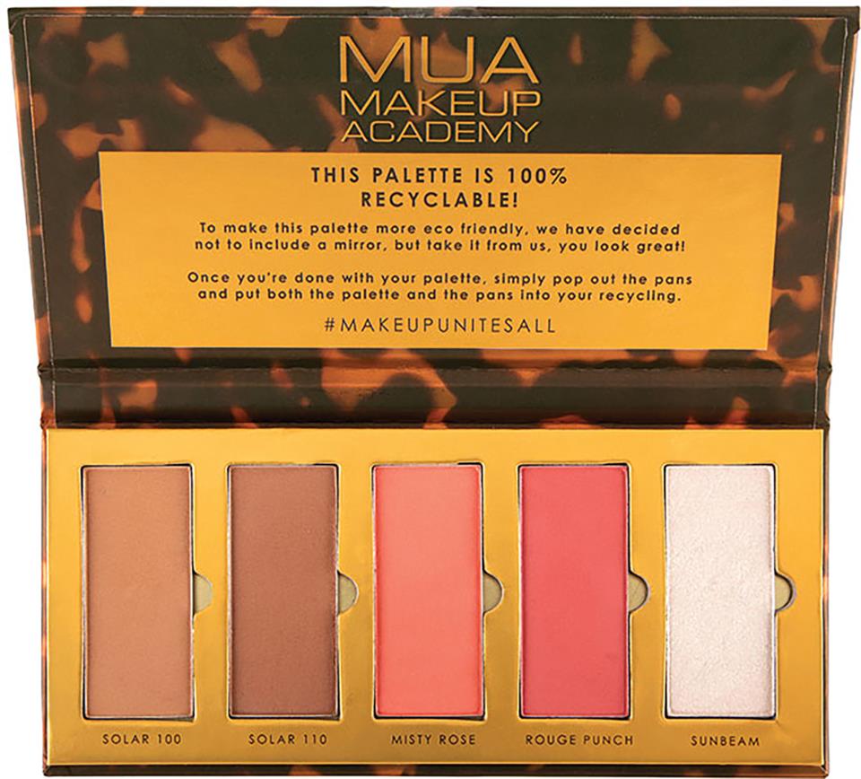 MUA Make Up Academy Face Palette Golden Hour 
