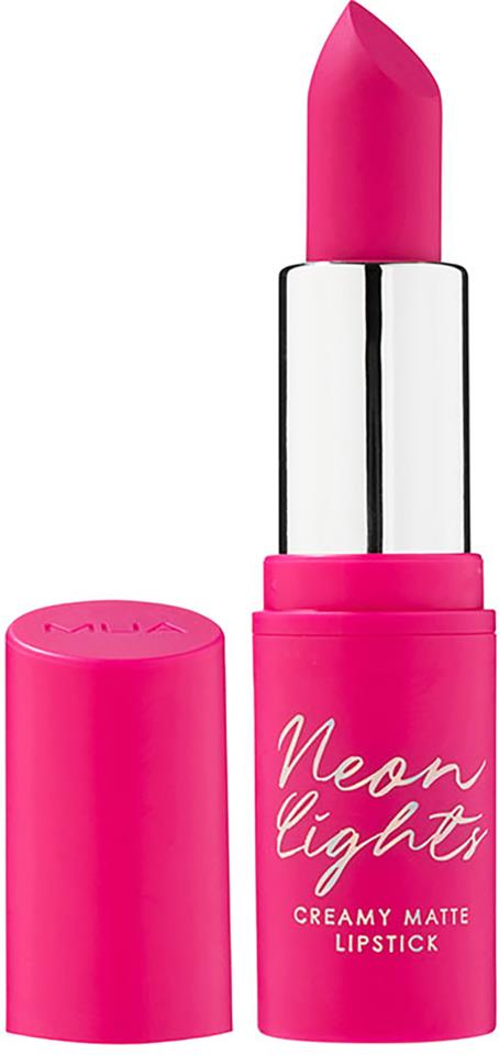 MUA Make Up Academy Neon Creamy Matte Lipstick Kinetic