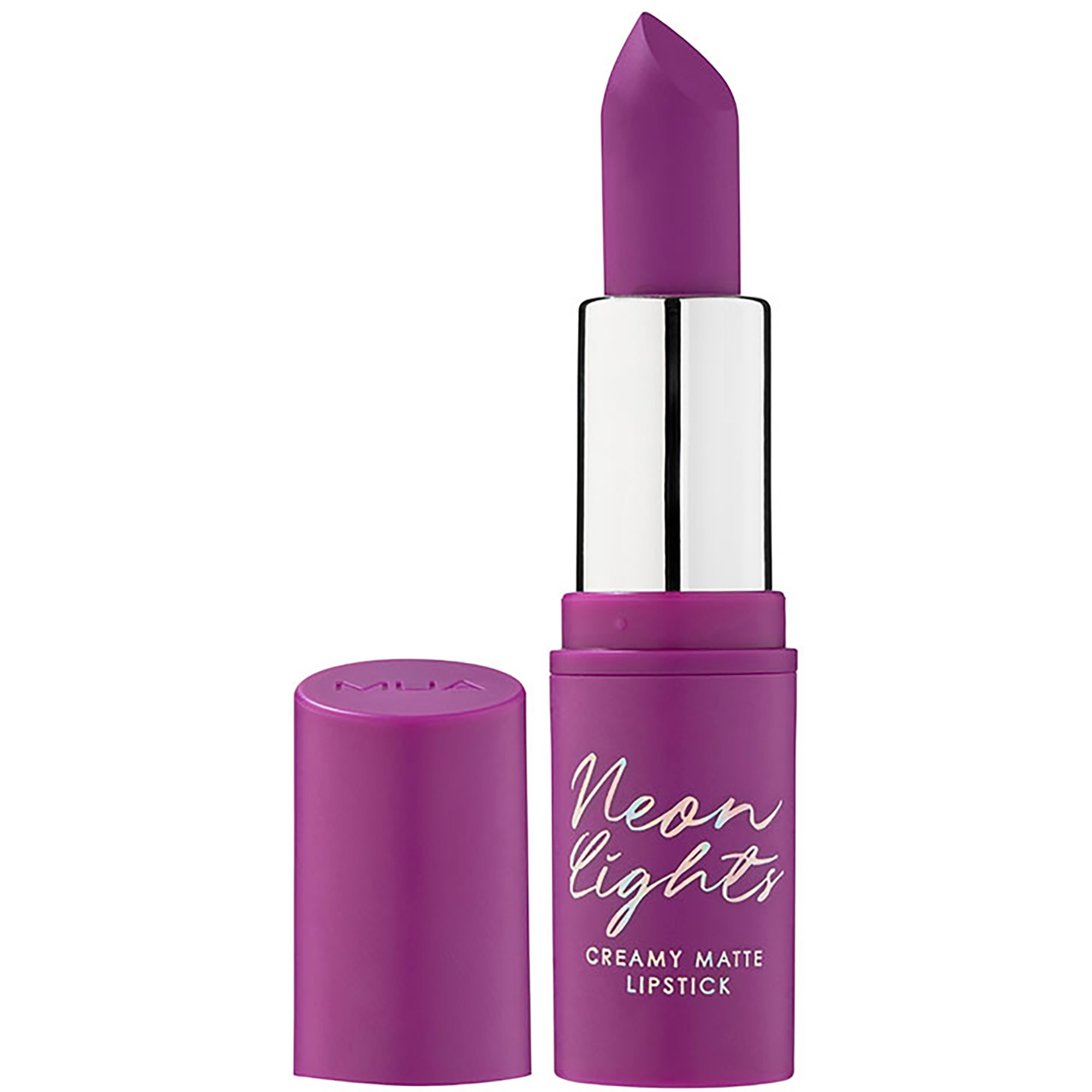 Läs mer om MUA Makeup Academy Neon Creamy Matte Lipstick Ultraviolet