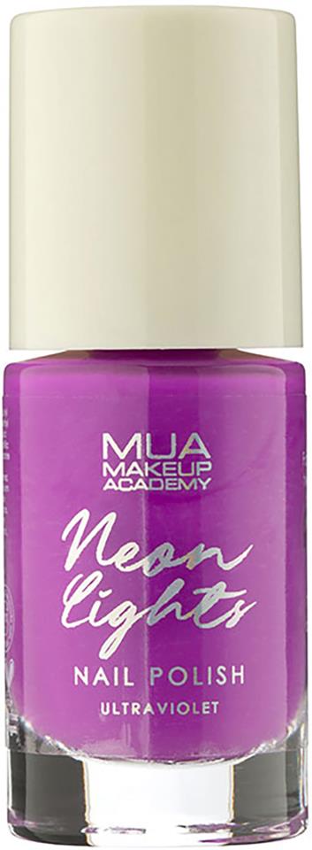 MUA Make Up Academy Neon Lights Longwear Nail Polish Ultraviolet