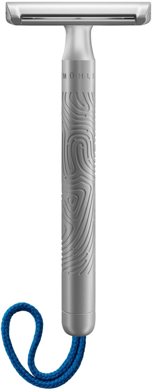 Mühle Companion Unisex Safety Razor Silver Matt  Blue