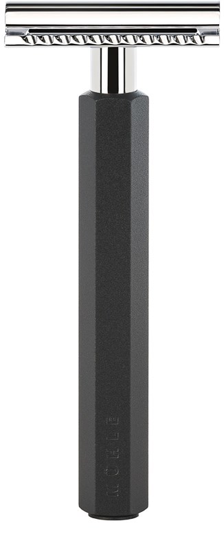 Mühle Hexagon Safety Razor Anodised Aluminum Graphite